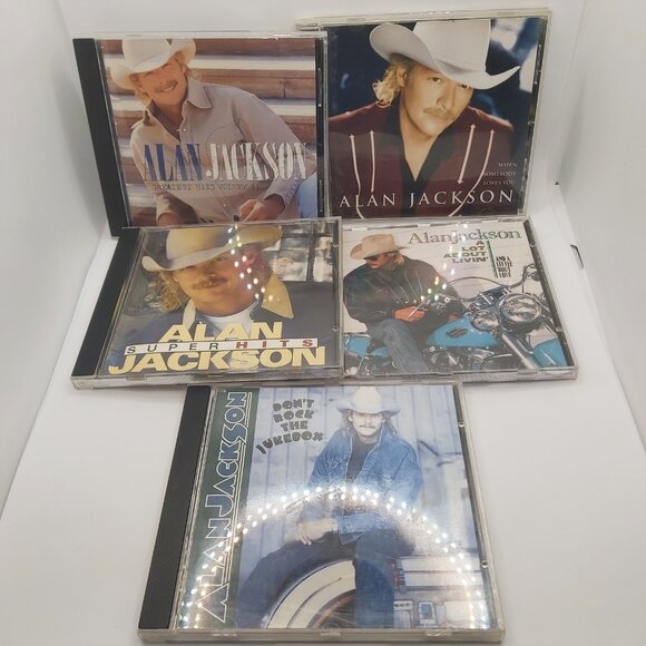 Alan Jackson Music Lot of 5 Audio CDs Cases in Good Condition - Picture 1 of 7